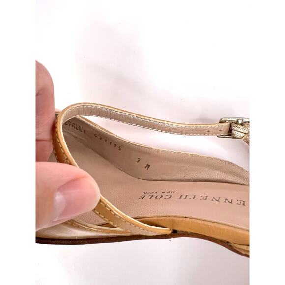 Kenneth Cole Leather Heels Size 9 Style: Wall Street LE - Camel - Italy - Picture 11 of 16